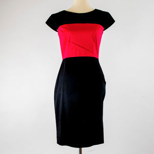 French Connection Hot Pink and Black Mini Dress